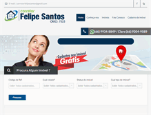 Tablet Screenshot of felipecorretor.com